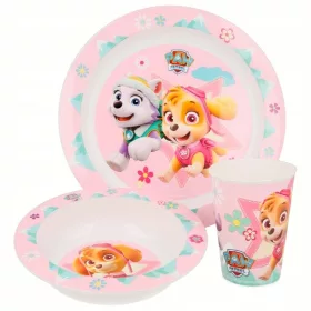   Edénykészlet, evőeszköz egy csecsemő számára - Reggeli vacsora szett psi járőr mikrohullámokhoz