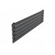  VÍZSZINTES DEKORATÍV RADIATOR-R 37/140 BLACK STRU