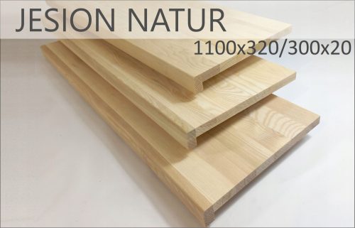 Belső lépcsők - Jesion Natur overlays 1100x320x20/40 lépés