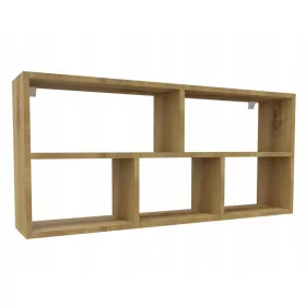   Falra akasztható polc, nappali könyvespolc, 110 cm, kézműves tölgy junior