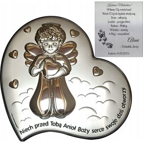    EZÜST ANGYAL KÉP, A KERESZTSÉG ÉS AZ ÁLDOZÁS AJÁNDÉKA