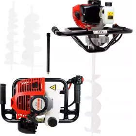 Benzinfúró berendezés Berhard toldattal