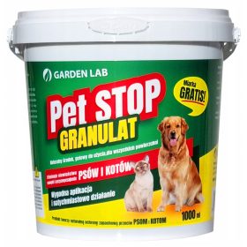   Egerek és patkányok elleni védelem - PET STOP KUTYA- ÉS CICKARISZTÓ GRANULÁTUM 1000 ml