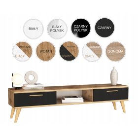 RTV Loft szekrény állva 120 cm -es skandináv stílus