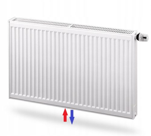  Acéllemez radiátor Purmo 2393 W fehér 1400 x 600 x 102 mm - alsó csatlakozás