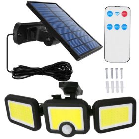   Solar Lámpa 3in1 LED Twilight Motion Sensor 5M +távirányító