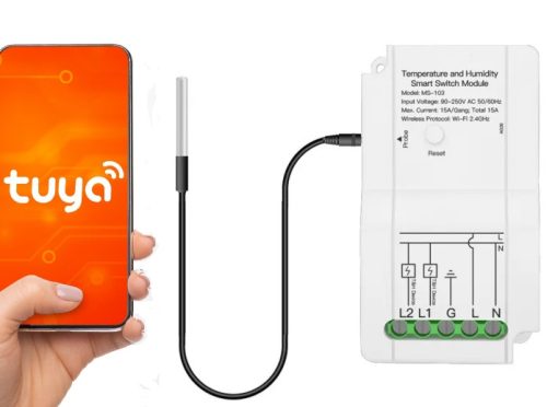 Intelligens otthon érzékelő - Termosztát külső hőmérséklet érzékelő TUYA WiFi