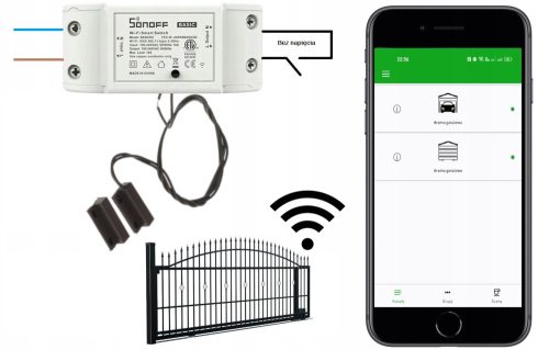 Okos otthoni vezérlő - Sonoff Basic WiFi kapcsoló