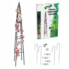  Pergola - Kerti pergola piramid piramis fém rózsák + horgonyok
