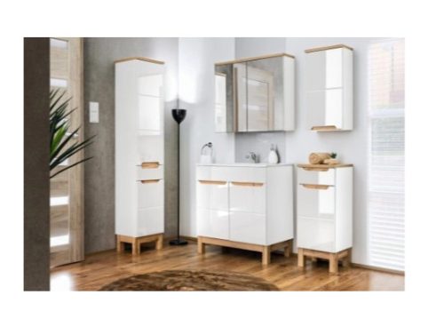 Mosdószekrény 40 cm BALI WHITE 823 álló