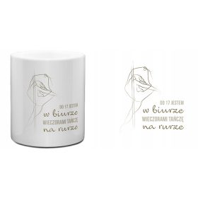 Bögre - Bögre BÖRÉS PRINT kerámiával 330 ml