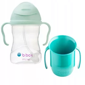    Doidy Cup inni tanuláshoz 200 ml lila + B.Box Sippy Cup lila 240 ml