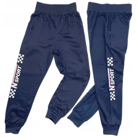   Gyermek melegítőnadrág - Sweatpants n -ports r 14 - 158 cm sötétkék