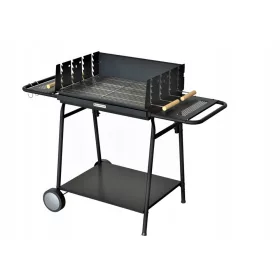 Faszenes grill - Fa homokozó zárt padok 120 cm