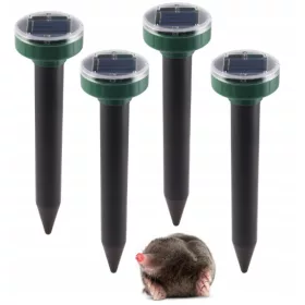   Madárijesztő, állatriasztó - 4x Garden Solar Lámpa erős fehér golyó LED xxl golyó