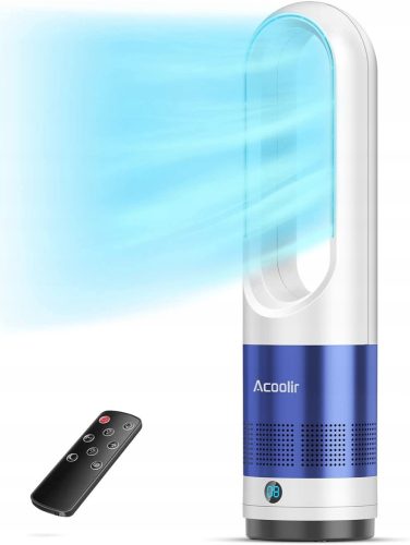 Hordozható légkondicionáló - Acoolir Bladeless Tower Fan hordozható ventilátor