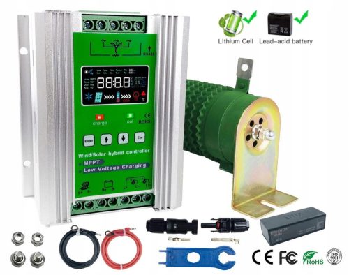 Vezérlő 3000W szél 2000W napelem 1500W 12V-48V