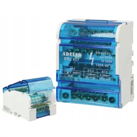 Adelid 500 V IP20 125 A csatlakozósín