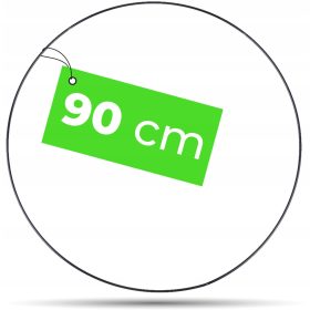 Álomfogó - FEKETE fémgyűrű álomfogókhoz, 90 cm