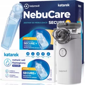   Gyermek inhalátor - NEBUCARE SECURE+ INHALATOR PORSZÓLÓ SÓKORNY