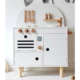  RETRO FA KONYHA GYERMEKEKNEK FEHÉR JÁTÉK