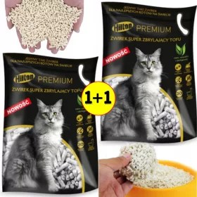   Alom nyulaknak és kis rágcsálóknak - Termelő kavicsos szupercsomó tofu macskákhoz x2