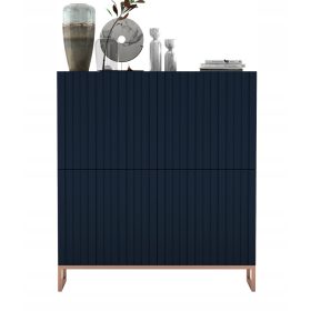  Glamour TV komód, TV szekrény, Navy blue MAT, 113 cm