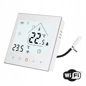   Heat Decor T1000.WiFi.W vezeték nélküli szobatermosztát, fehér