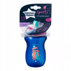   Bögre, üveg csecsemőnek - Sport vizes palack 260 ml Explora 12m + Tommee Tippee
