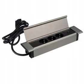   Aljzat, elektromos szalag, asztali USB Design Világos ezüst