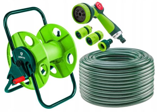 Öntözőtömlő - Dobállvány kerti tömlő 50 m 1/2 sprinkler