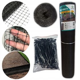   Egerek és patkányok elleni védelem - Gardina vakondháló 2 m x 100 m + 100 gombostű