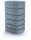 Esővízgyűjtő tartály - Prosperplast Tower Stone esővíztartály 500 l 130 x 77,5 cm szürke