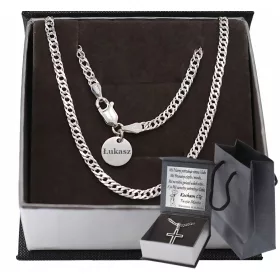    EZÜST TELJES FÉRFI ROMBO LÁNC PR FÜGGEL. 925 + INGYENES VÉSZ