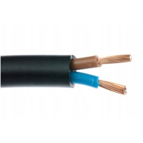   Kerek elektromos kábel, rugalmas (kötél), beépítés OMY Digma 2 x 0,5