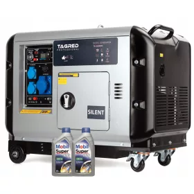 Hordozható egyfázisú Tagred 7000 W-os dízel generátor
