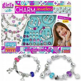   Gyermek ékszer készlet - Kreatív gyöngyök, amelyek karkötők készítésére készültek