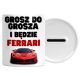 Pénz doboz - Piggy Bank Ferrari ajándékkal egy fiúnak
