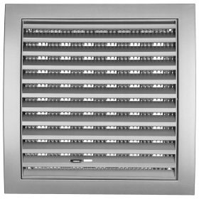   Szellőzőrács - ZÁRT SZELLŐZŐRÁCS HÁLÁSSAL 190X190 MM