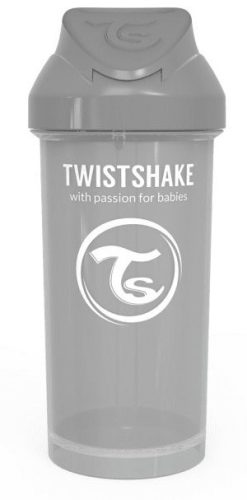 Bögre, üveg csecsemőnek - Egy bögre szalma twishake 360 ml szürke