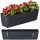  Prosperplast virágcserép 59 cm x 15,4 x 14,2 cm műanyag antracit