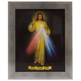   Falfestészet - SZENT VALLÁSI FESTMÉNYEK 25X30 EZÜST KERETBEN