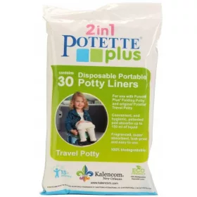   Bili fedő - Eldobható betétek a Potty 30 DCS -hez. Potette Plus