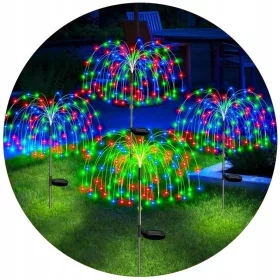   Földbe szúrható lámpa - GLOWER LED SOLAR Tree Garden Lámpa 2 DCS