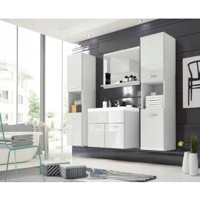  Fürdőszobabútor 60 Fehér mosdószekrény 2 oszlopos