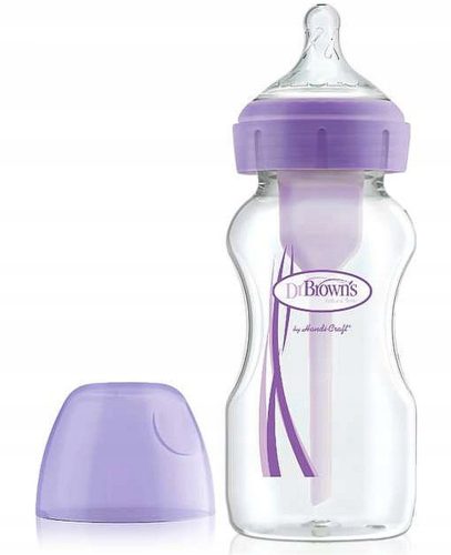 Bébiüveg - B.Box Tritanowa palack +szalma indigó rózsa 450 ml