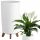  Deco4Home virágcserép 20 cm x 20 x 36,6 cm átmérő 20 cm műanyag fehér