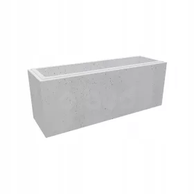   Kerítés háló, drótfonat - Építészeti beton kerítésblokk 800mm