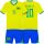 Kosárlabda ruhakészlet - Neymar Jr 10 Labdarúgó -felszerelés Brazília 146 T -phirt