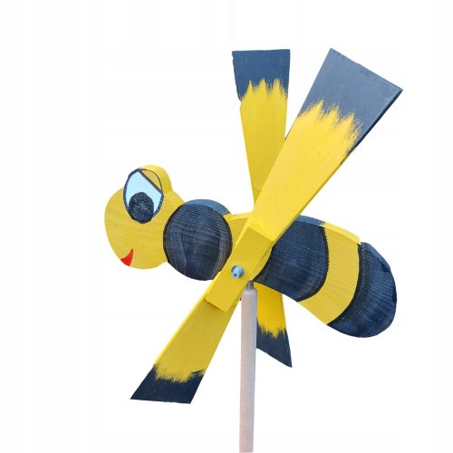  Kerti szélmalom Bee - kézműves